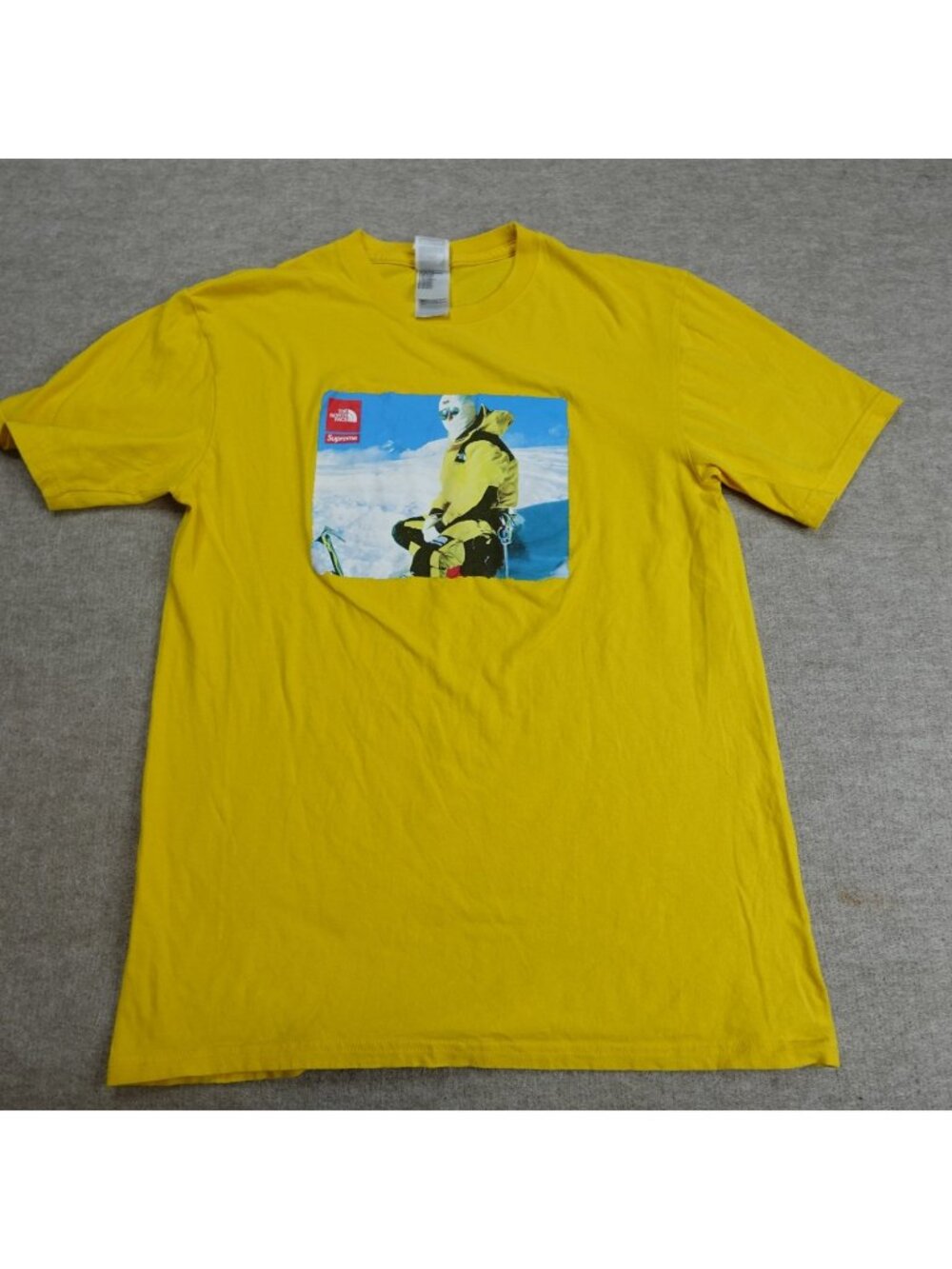 The North Face x Supreme Shirt Small Yellow Cotton